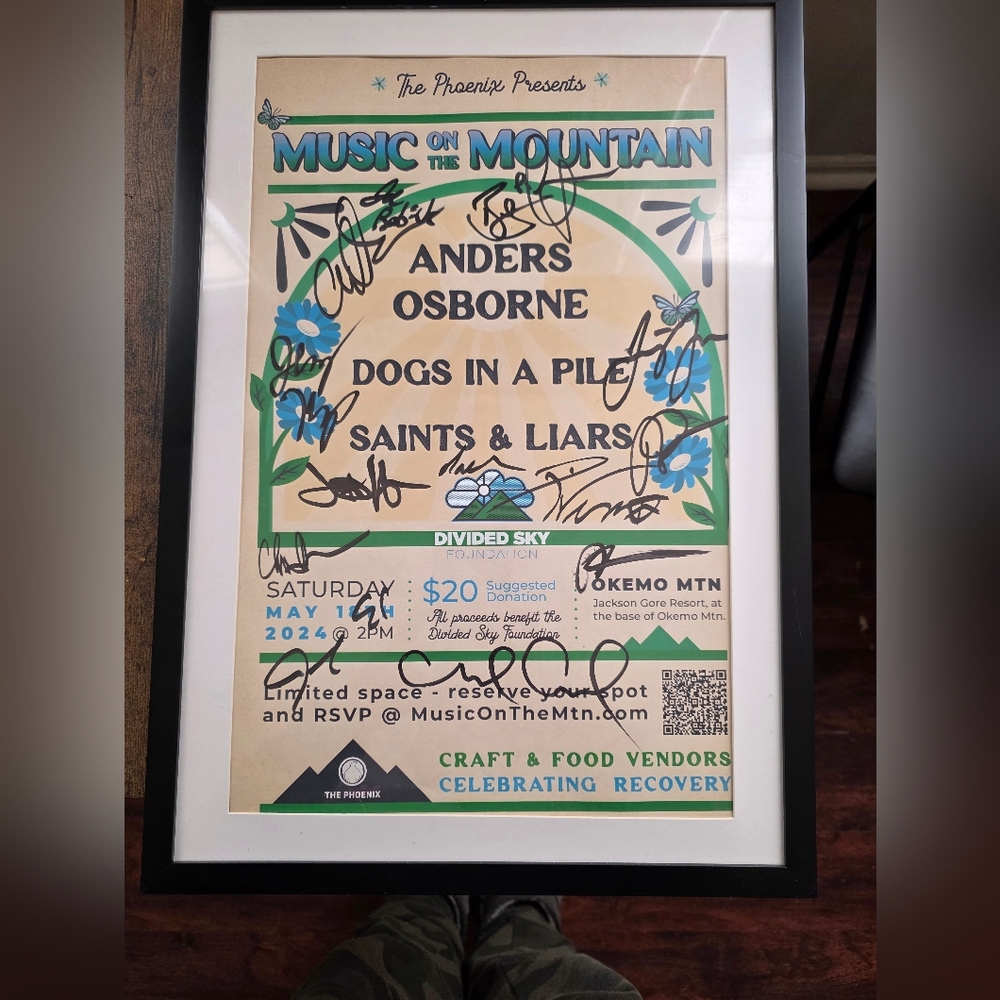 Autographed  2024 "Music on the Mountain" One Of Less Than 25 To Exist